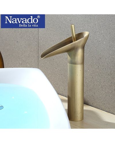 Vòi đồng decor chậu đá tự nhiên Navado 9001