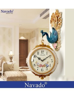 Đồng hồ nghệ thuật treo tường Peacock