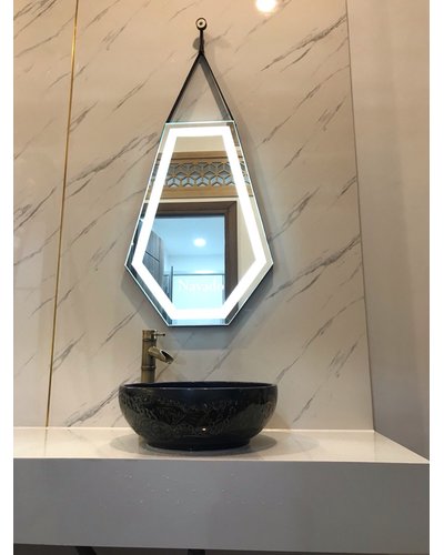 Gương phòng tắm TPHCM Diamond Mirror nghệ thuật cao cấp