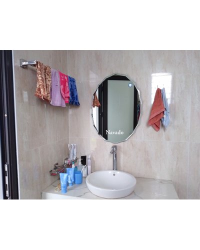 Gương elip treo phòng tắm NAV 542C