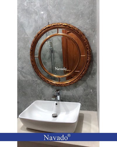 Gương tân cổ điển phòng tắm Aura