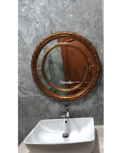 Gương tân cổ điển phòng tắm Aura