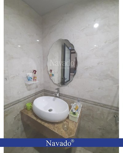 Gương phòng tắm viền sóng lượn 5070