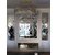 Gương ghép tường luxury nghệ thuật cho phòng khách