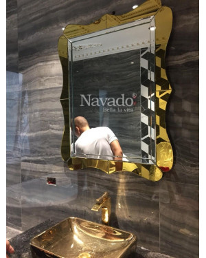 Gương Alantic vàng size 900x600