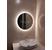 Gương phòng tắm tròn đèn led hắt