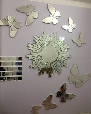 Gương nghệ thuật treo tường butterfly