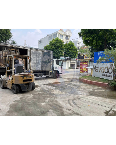 Gương trang điểm inox mạ vàng NAV 3008D IN