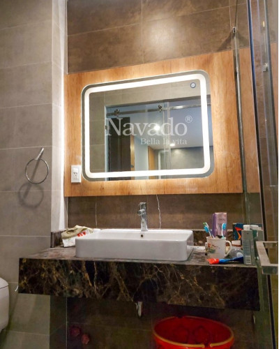 Gương phòng tắm đèn led HCN NAV 1012B