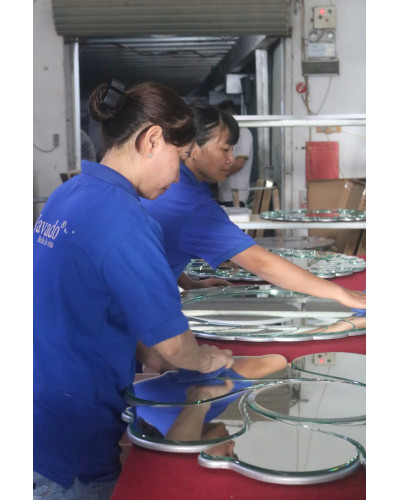 Gương phòng tắm mài vát NAV101B