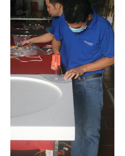 Gương phòng tắm mài vát NAV101B