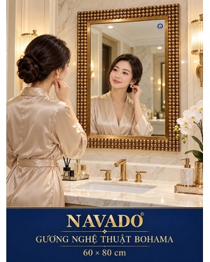 Gương phòng tắm Bohama NAVADO 60 x 80 cm