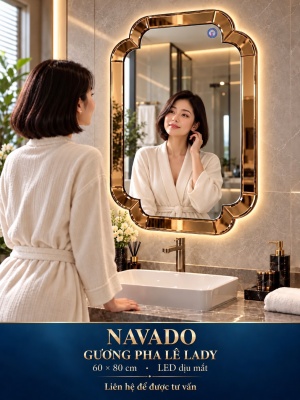 Gương phòng tắm Lady NAVADO 60 x 80 cm