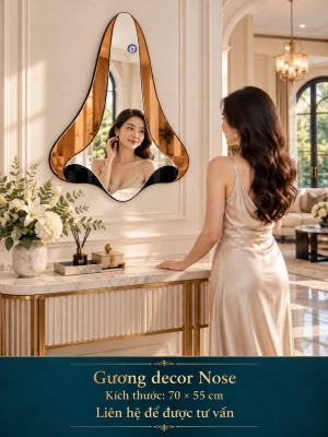 Gương trang trí Nose NAVADO 70 x 55 cm