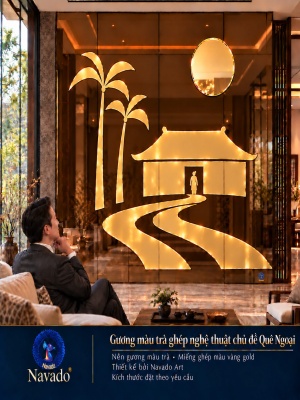 Gương ghép tường Quê Ngoại NAVADO