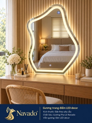Gương trang điểm LED Decor NAVADO