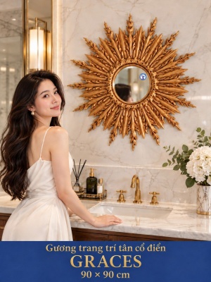 Gương phòng tắm Graces NAVADO 90 x 90 cm